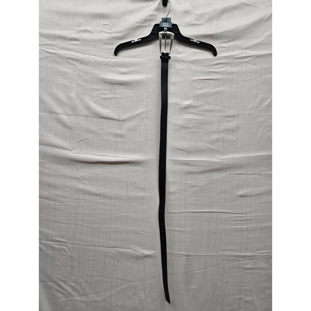 Wild Fable Womens Ball Chain Trim Belt Black Faux Leather Casual Size Medium